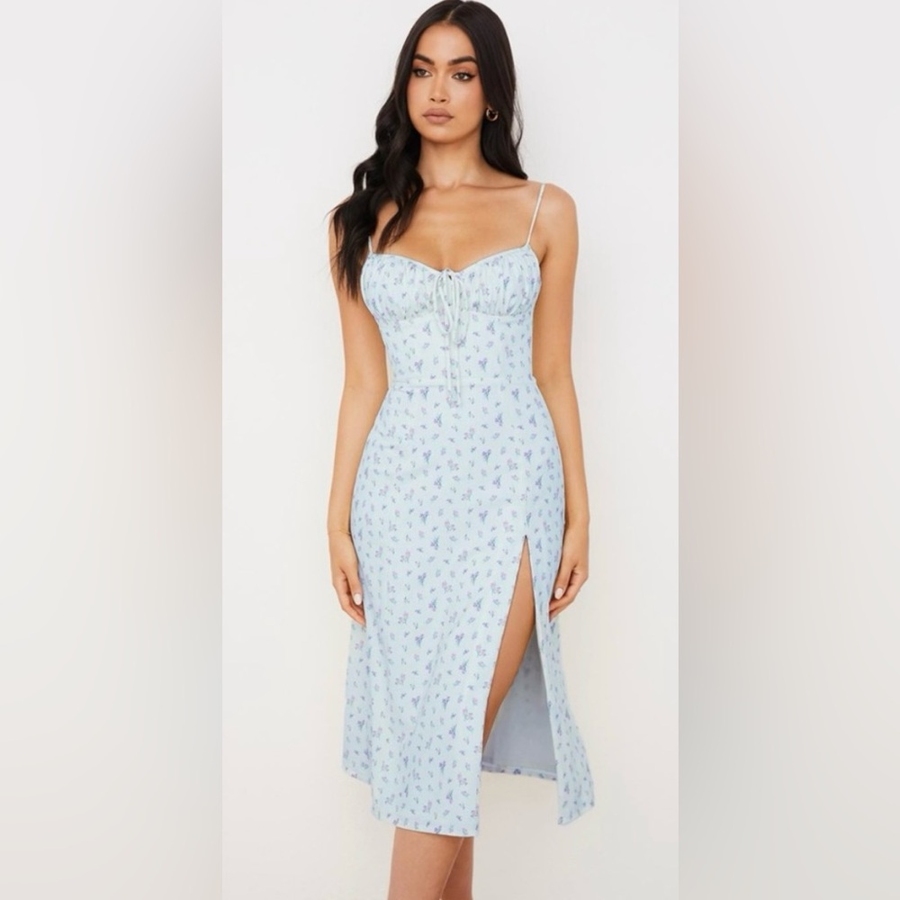 House of CB Blue Carina Dress XL - Picture 4 of 8
